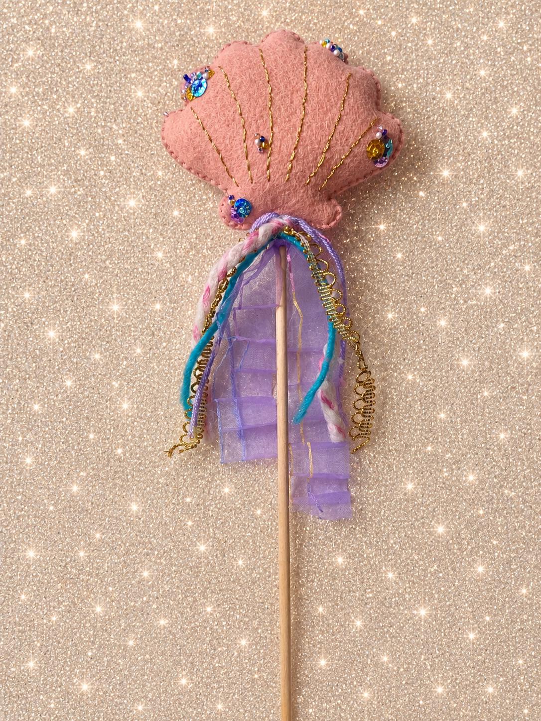 Mermaid Seashell Wand