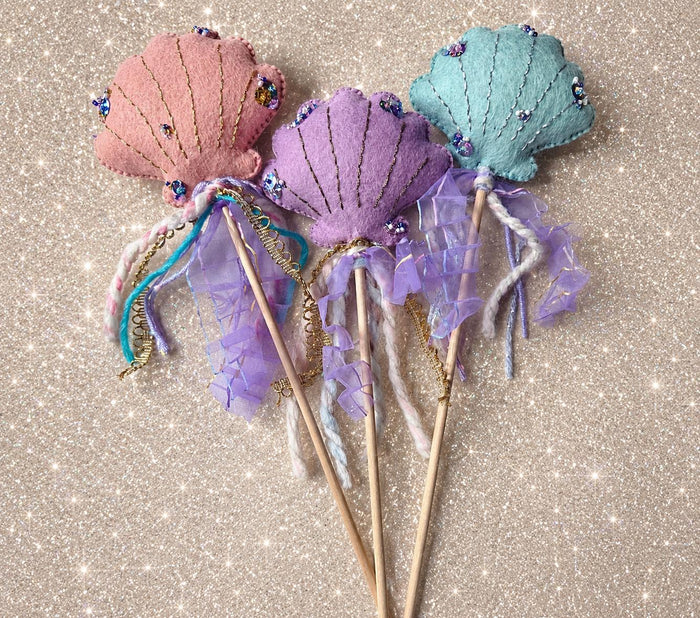Mermaid Seashell Wand