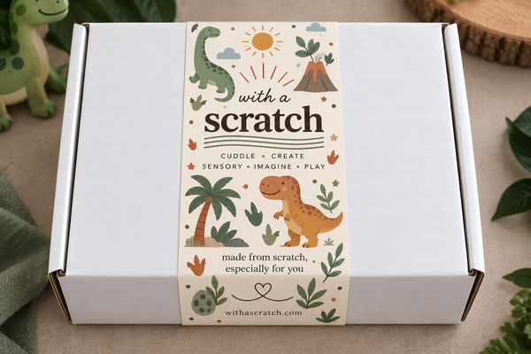 Dinosaur Scratch Box